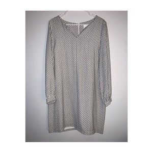 Geometric Black&White Dress